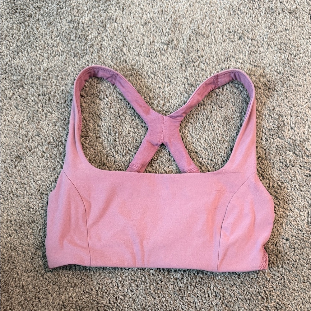 lululemon athletica Pink Racerback Sports Bra